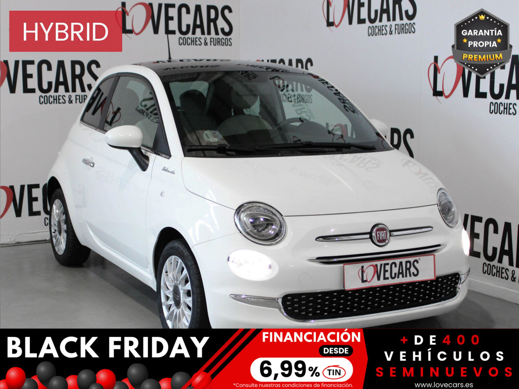 FIAT 500 1.0 DOLCEVITA HYDRID 6 VEL 70 de segunda mano