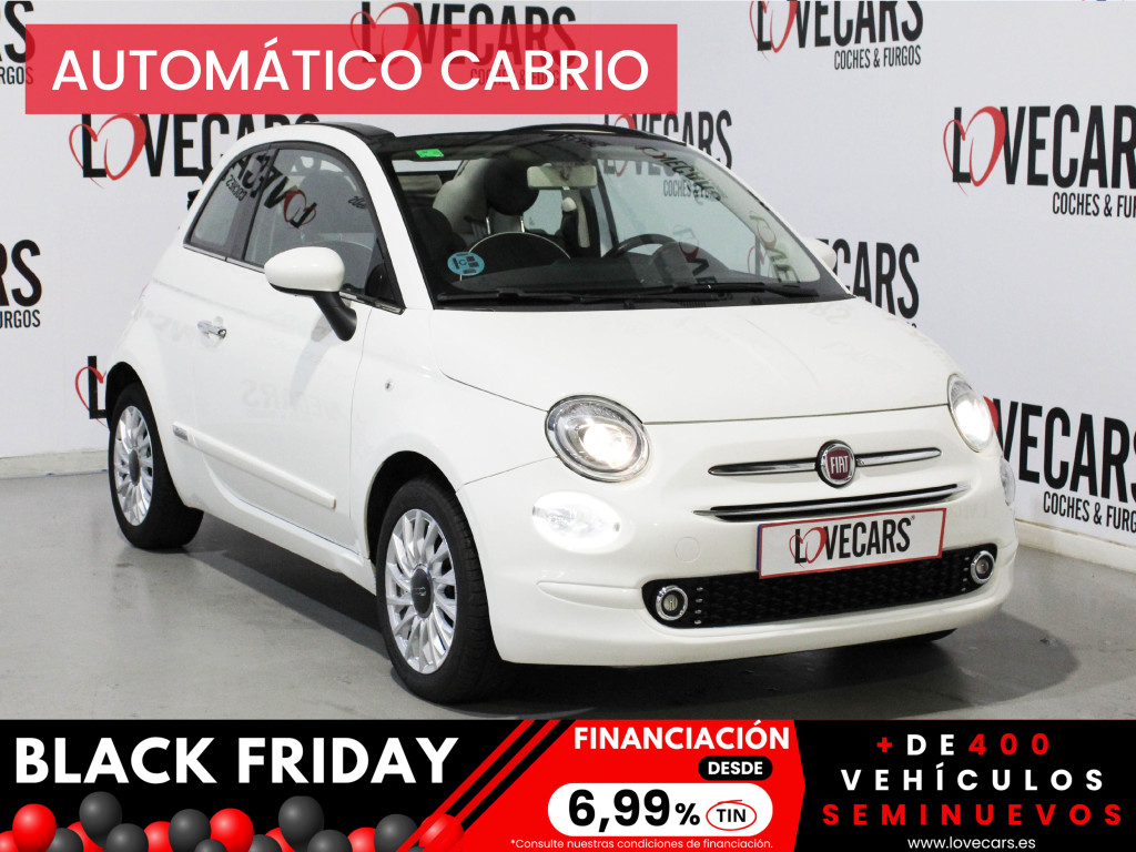 FIAT 500 CABRIO 1.2 LOUNGE AUTOM. CABRIO 69 de segunda mano