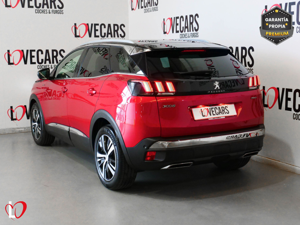 PEUGEOT 3008 BlueHDI S&S EAT8 GT LINE 130 de segunda mano