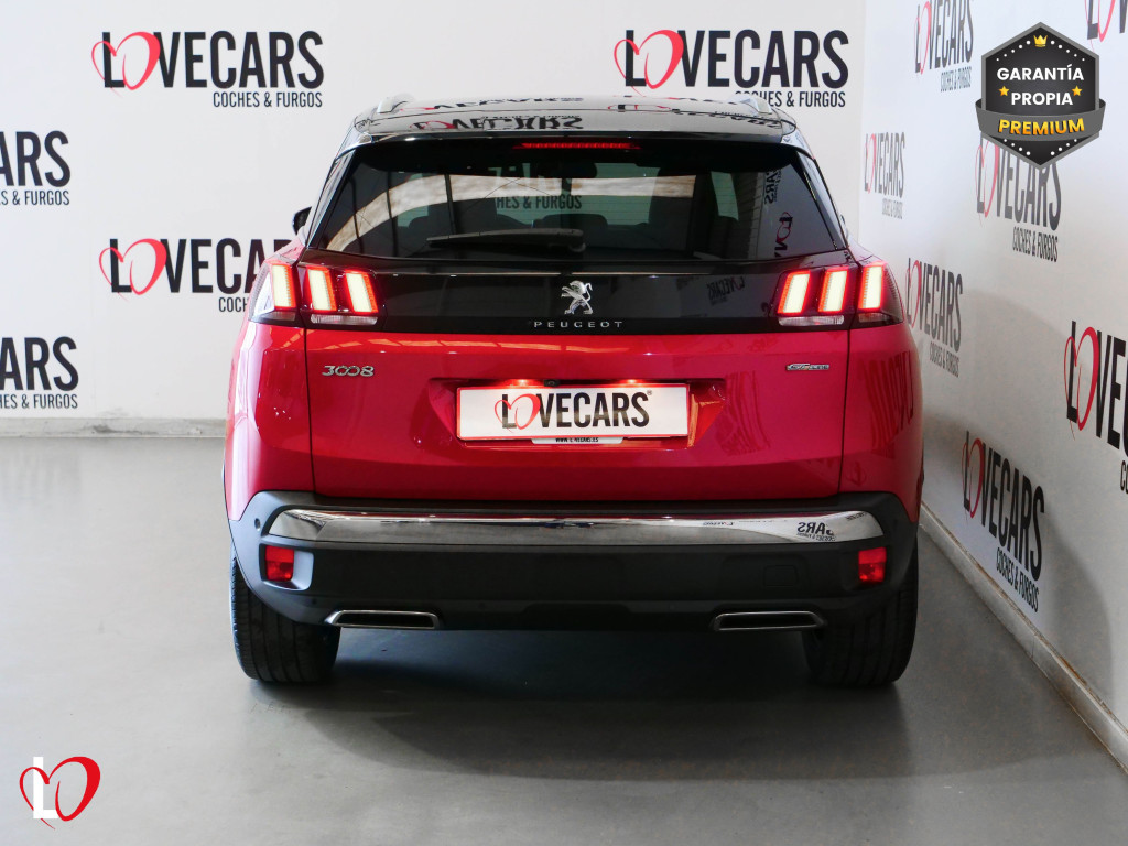 PEUGEOT 3008 BlueHDI S&S EAT8 GT LINE 130 de segunda mano