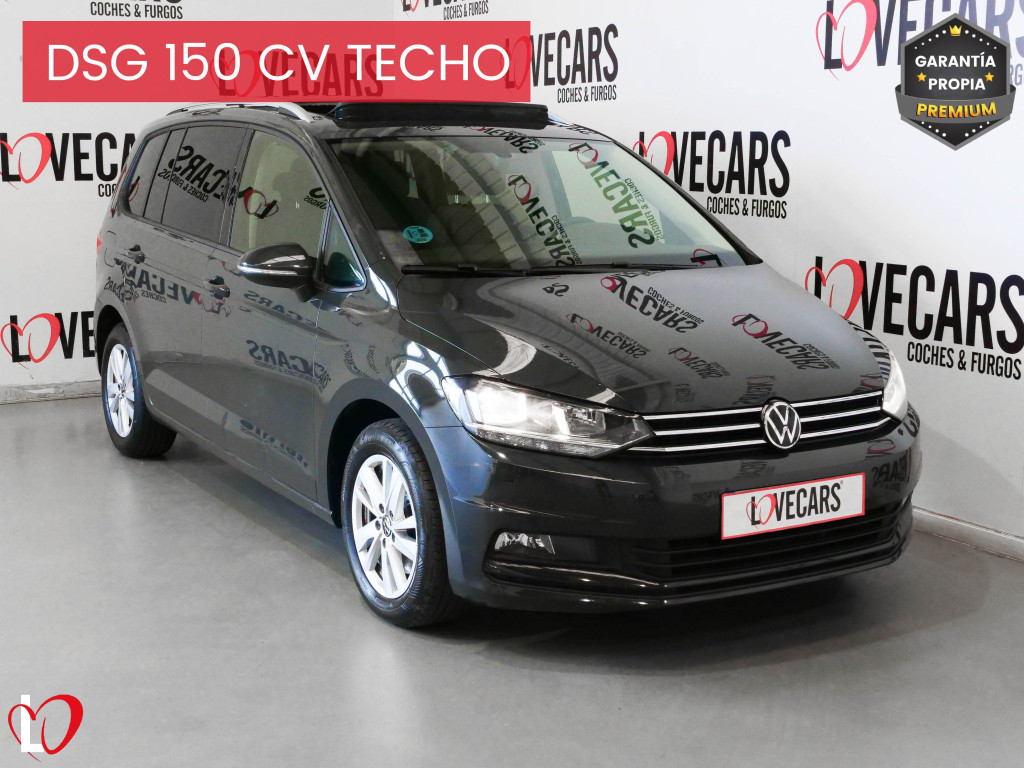 VOLKSWAGEN TOURAN 2.0 TDI DSG ADVANCE TECHO 150 de segunda mano