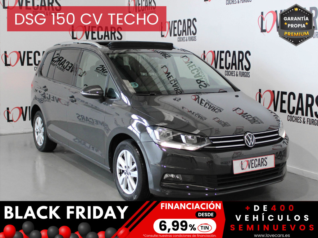 VOLKSWAGEN TOURAN 2.0 TDI DSG ADVANCE TECHO 150 de segunda mano