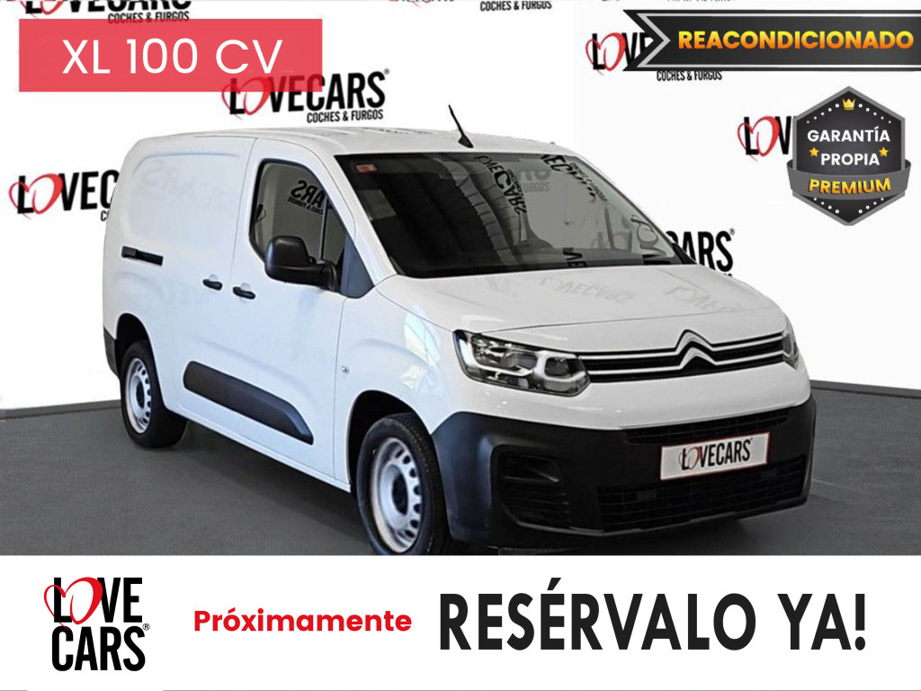 CITROEN BERLINGO BlueHDI S&S FURGÓN CERRADO XL 100 de segunda mano