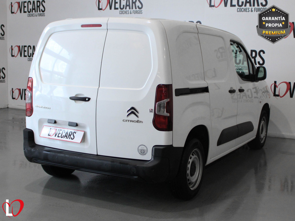 CITROEN BERLINGO BlueHDI VAN 3 PLAZAS TALLA M 100 CLUB de segunda mano