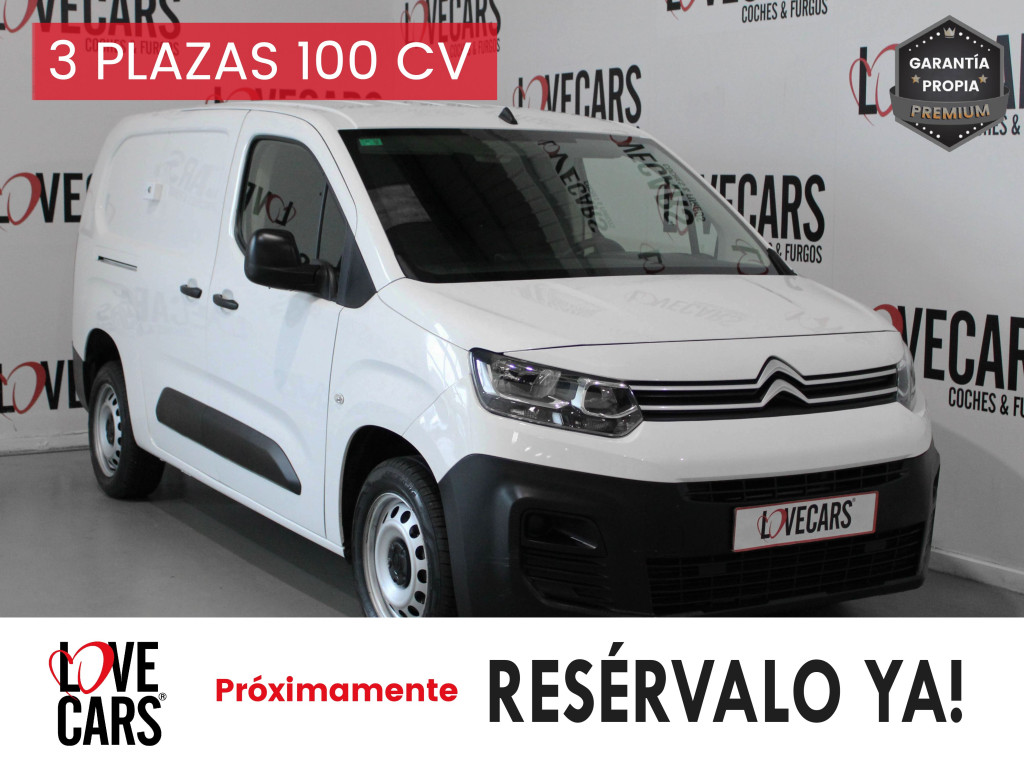 CITROEN BERLINGO BlueHDI VAN TALLA M S&S WORKER 3 PLAZAS 100 de segunda mano