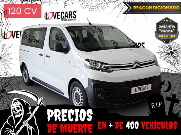 CITROEN JUMPY BlueHDI S&S COMBI 6 PLAZAS TALLA M 6 VEL 120 de segunda mano