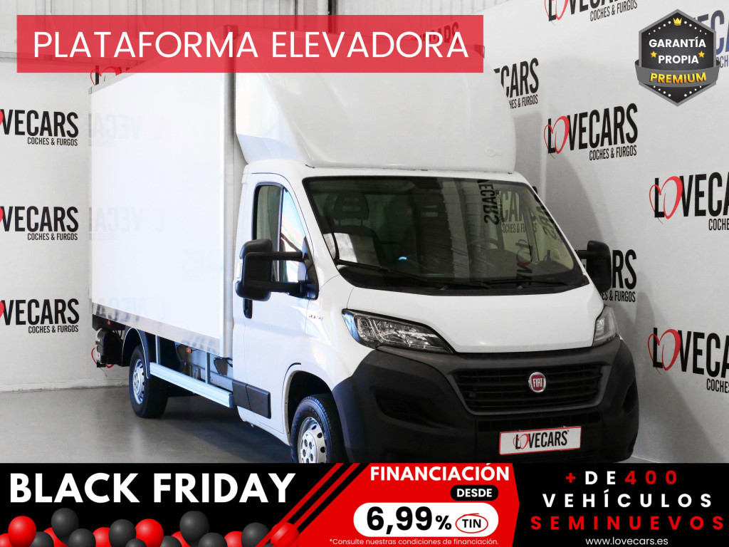 FIAT DUCATO CAJA PAQUETERA 2.3 MJT C/PLATAFORMA 140 de segunda mano