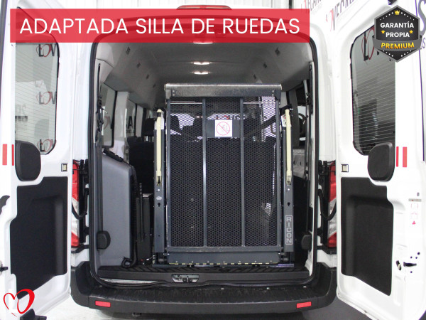 FORD TRANSIT 2.0 TDCI 35 L3 ADAPTADA GRÚA SILLA RUEDAS 130 de segunda mano