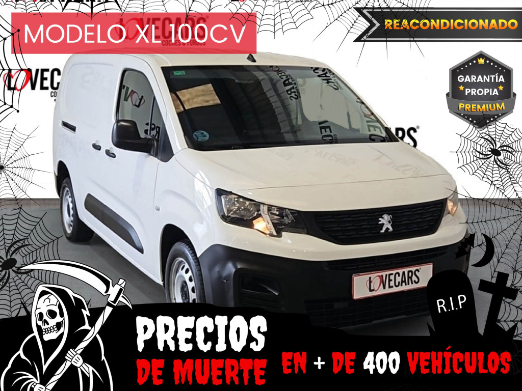 PEUGEOT PARTNER BlueHDI S&S FURGÓN CERRADO LONG 100 de segunda mano