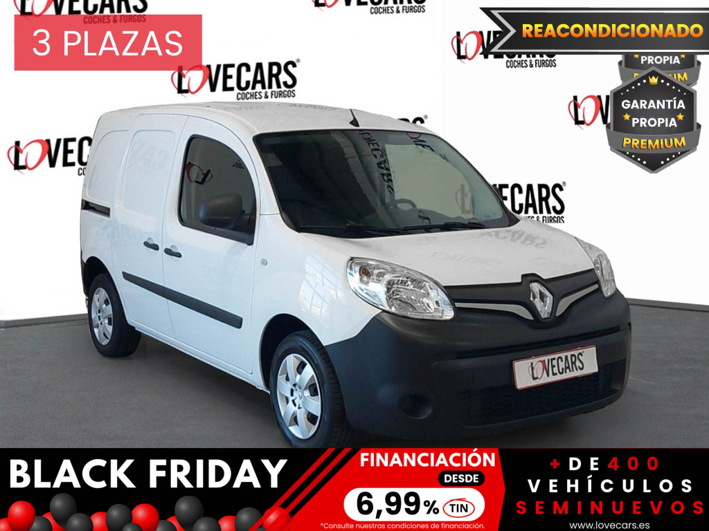 RENAULT KANGOO 1.5 DCI FURGON 3 PLAZAS GPS 95 de segunda mano