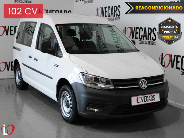 VOLKSWAGEN CADDY 2.0 TDI FURGÓN COMBI 102 de segunda mano