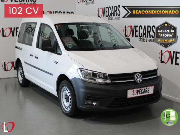 VOLKSWAGEN CADDY 2.0 TDI FURGÓN COMBI 102 de segunda mano