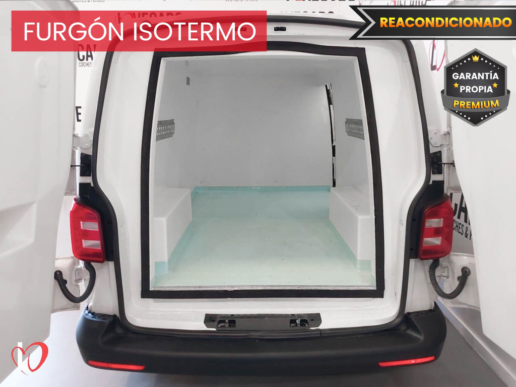 VOLKSWAGEN TRANSPORTER 2.0 TDI FURGÓN LARGO ISOTERMO 102 de segunda mano